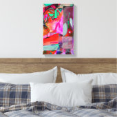 Mann mit Hut Nr. 2 Leinwanddruck (Insitu (Schlafzimmer))