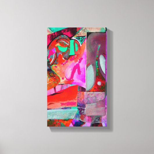 Mann mit Hut Nr. 2 Leinwanddruck (Vorderseite)