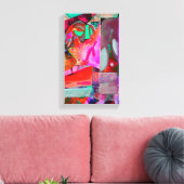 Mann mit Hut Nr. 2 Leinwanddruck (Insitu (Wohnzimmer))