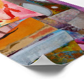 Mann mit Hut und kleinem Druck Poster (Ecke)