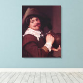 Mann mit Jug Leinwanddruck (Insitu (Holzboden))