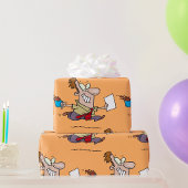 Mann mit Kaffee Geschenkpapier