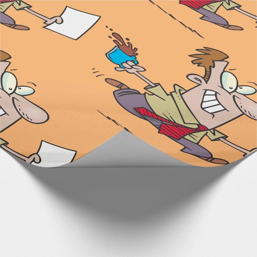 Mann mit Kaffee Geschenkpapier