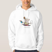 Mann mit Kaffee Hoodie (Vorderseite)