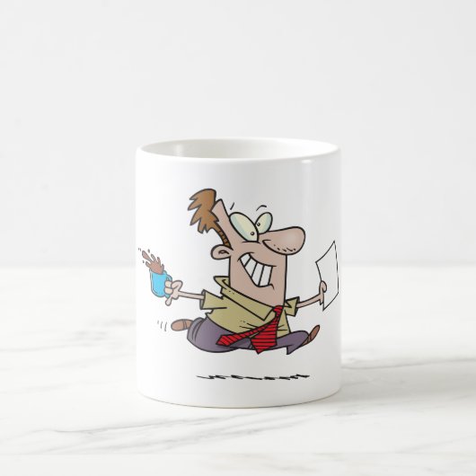 Mann mit Kaffee Kaffeetasse (Mittel)