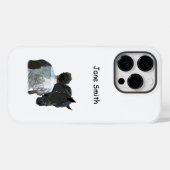 Mann mit Pferdehelltelefon Case-Mate iPhone Hülle (Rückseite (Horizontal))