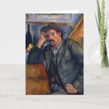Mann mit Rohr - Paul Cezanne - c1890