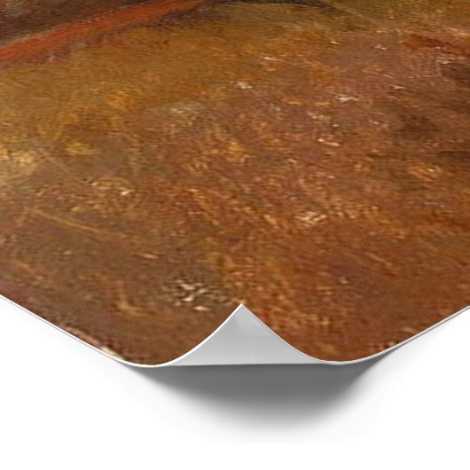 Mann mit Rohr - Paul Cezanne - c1890 Poster (Ecke)