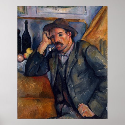 Mann mit Rohr - Paul Cezanne - c1890 Poster (Vorne)