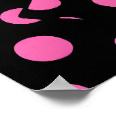 Mann mit rosa Sonnenbrille Pop Art Poster (Ecke)