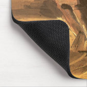 Mann mit Stock oder Spaten gebeugt, Vincent van Go Mousepad (Ecke)