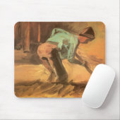 Mann mit Stock oder Spaten gebeugt, Vincent van Go Mousepad (Mit Mouse)