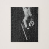 Mann mit Waffe Puzzle (Vertikal)