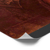 Mann mit Waffen (Alexander der Große) von Rembrand Poster (Ecke)