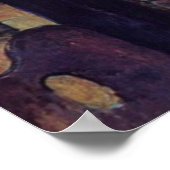 Mann mit Waffen überquert - Paul Cezanne - c1866 Poster (Ecke)