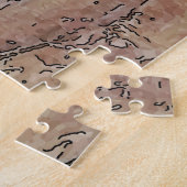 Mann mit Wein am Tisch Jigsaw Puzzle (Seite)