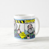 Mann mit Werkzeug Kaffeetasse (VorderseiteRechts)