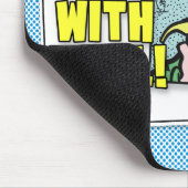 Mann mit Werkzeug Mousepad (Ecke)