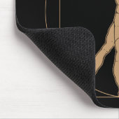 Mann Mousepad Da Vincis Vitruvian (Ecke)