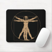 Mann Mousepad Da Vincis Vitruvian (Mit Mouse)
