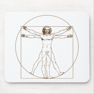 Mann Mousepad Da Vincis Vitruvian