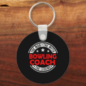 Mann Myth Bowling Coach Legende Lustiger Bowling C Schlüsselanhänger (Vorderseite)