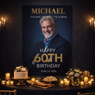 Mann Mythos Legende 60. Geburtstagsbanner Banner