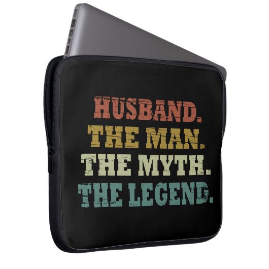 Mann Mythos Legende Laptopschutzhülle (Vorne Rechts)