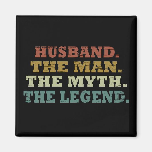 Mann Mythos Legende Magnet (Vorne)