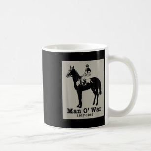 Mann oder Vintages Race Race Pferd Kaffeetasse