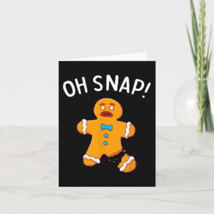 Mann Oh schläfst Weihnachtsfick Backgeschenk Kurz Karte