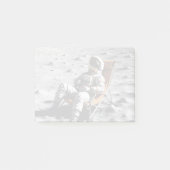 Mann On The Moon Post-it Klebezettel (Vorderseite)