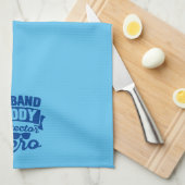 Mann. Papa. Beschützer. Held. Geschirrtuch (Viertel Falte)