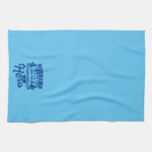 Mann. Papa. Beschützer. Held. Geschirrtuch (Horizontal)