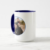 Mann. Papa. Beschützer. Held. Tasse (Vorderseite Links)