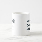 Mann. Papa. Held Kaffeetasse (Mittel)
