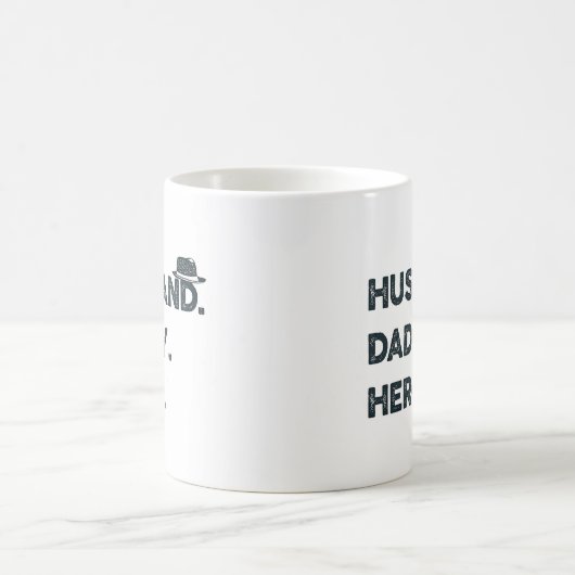 Mann. Papa. Held Kaffeetasse (Mittel)