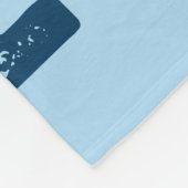  Mann.Papa. Held. Retro-Grafik Fleecedecke (Ecke)