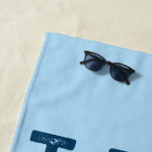  Mann.Papa. Held. Retro-Grafik Strandtuch (Beispiel)