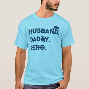 Mann.Papa. Held. Retro-Grafik T-Shirt