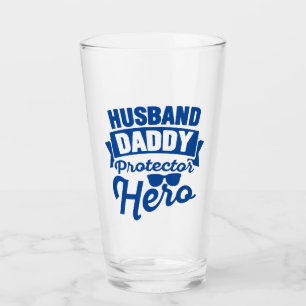 Mann.Papa. Schutzvorrichtung Held. Glas