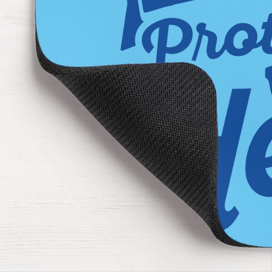 Mann. Papa. Schutzvorrichtung Held. Mousepad (Ecke)