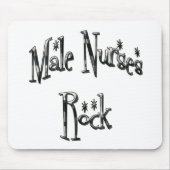 Mann pflegt Felsen Mousepad (Vorne)