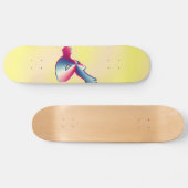 Mann posiert Skateboard (Horizontal)