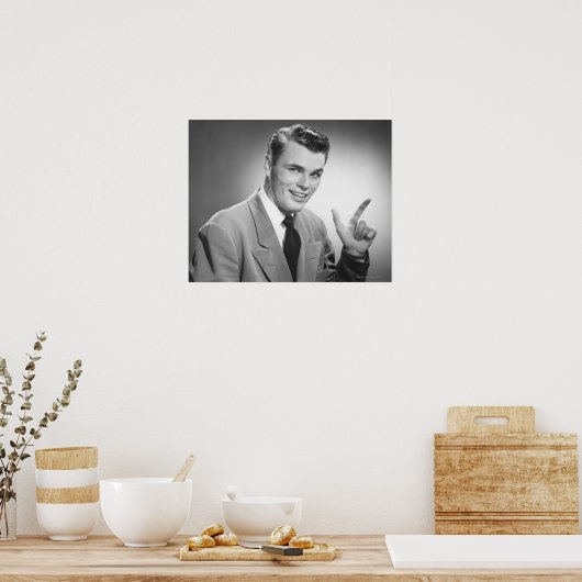 Mann Position 2 Poster (Küche)