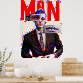 Mann Poster (Küche)