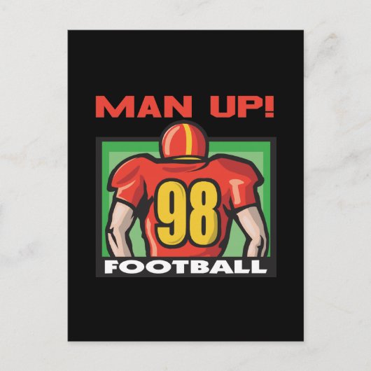 Mann Postkarte (Vorderseite)