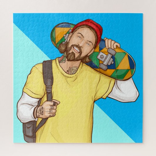 Mann Puzzle (Vertikal)