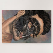 Mann-Raben-Puzzle Puzzle (Horizontal)