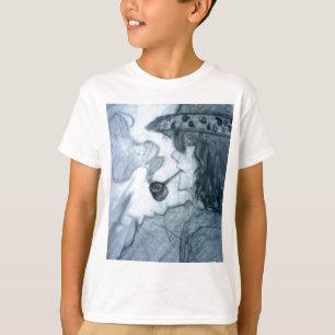 Mann rauchende Pfeife Manga Anime T-Shirt